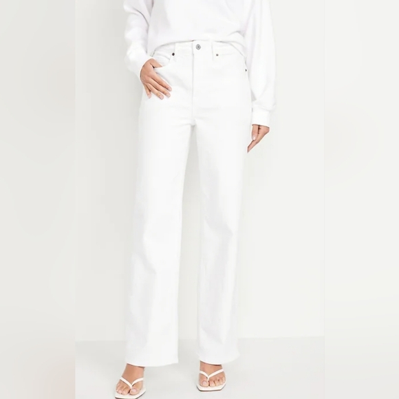 Old Navy Women's White Jeans - Picture 1 of 8
